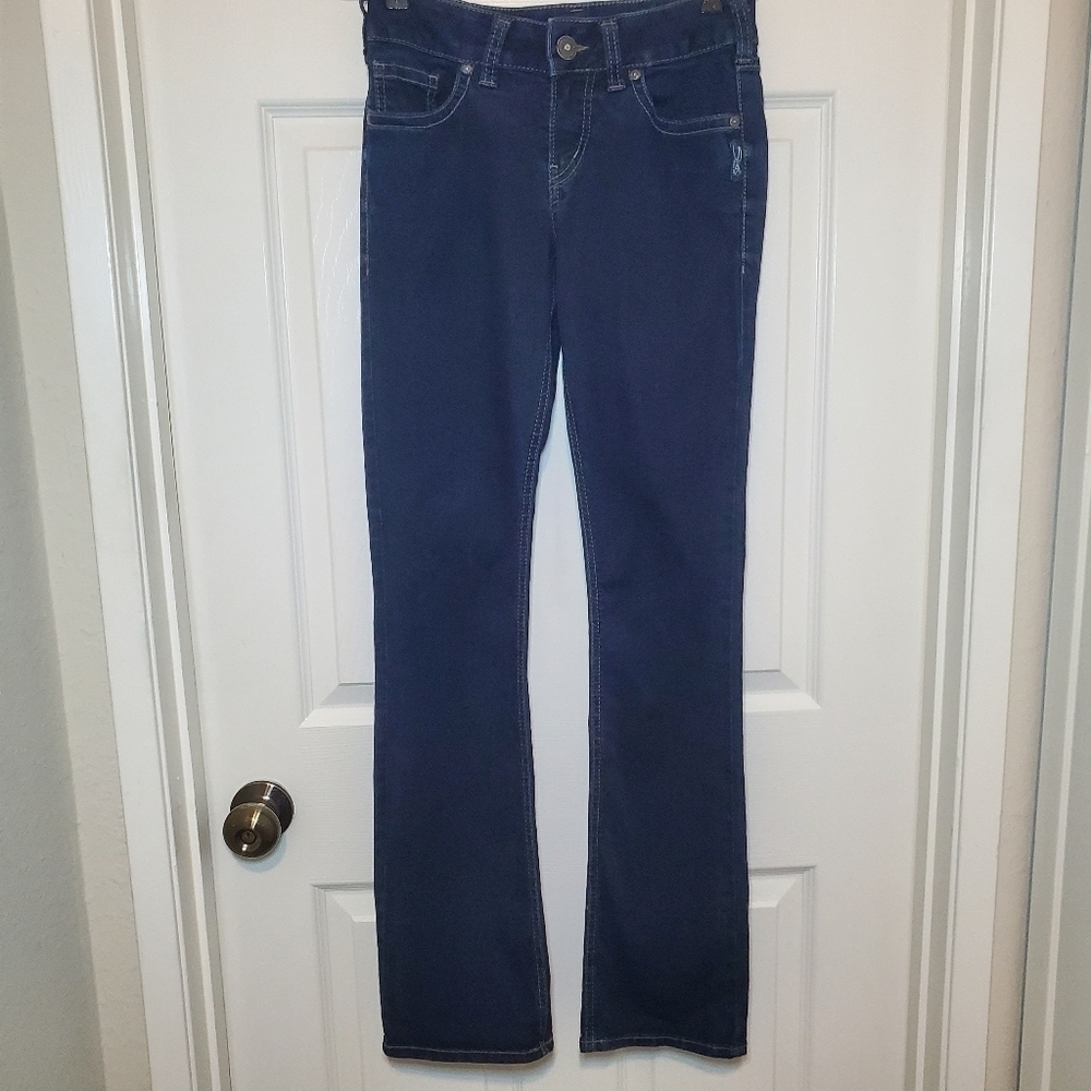 Silver Jeans Suki Surplus Womens 2733 Bootcut Dark Wash Denim Stretch Silver Jeans Suki Surplus Womens 2733 Bootcut Dark Wash Denim Stretch